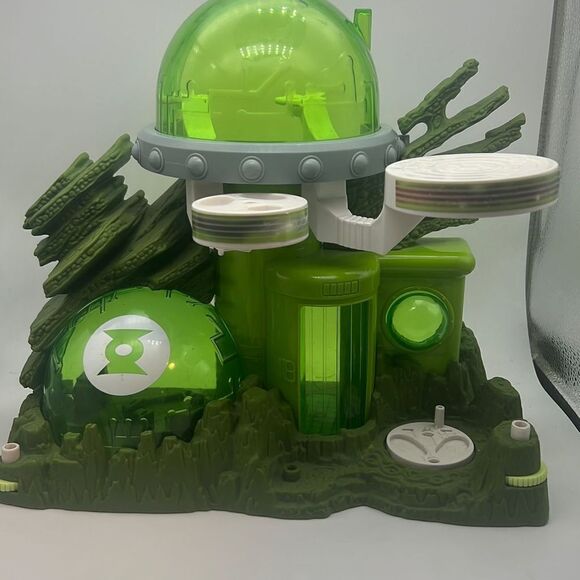 DC Super Friends Green Lantern PLANET Mattel PLAYSET 2011-great condition - Picture 1 of 5